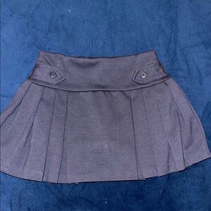 Polo by Ralph Lauren Dark Mini Skirt with Buttons